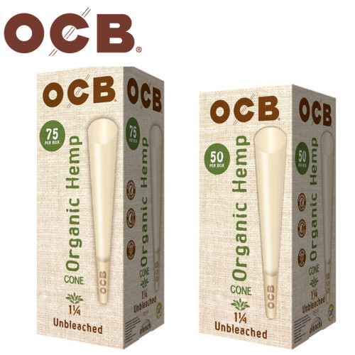 OCB ORGANIC HEMP CONE 1¼